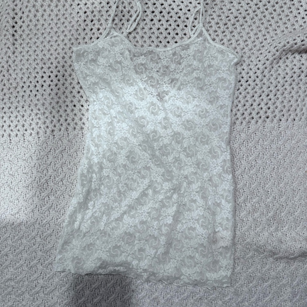Intimate Free People WOMENS  white Lace Fitted Camisole S/P